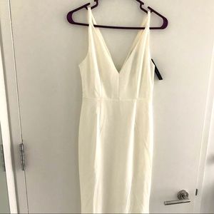 Lulus white Melora maxi wedding dress